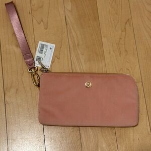 Lululemon Athletica Pink Wristlet Clutch